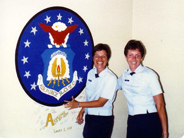 Field Training Roommates Amy Magnus and Sue Walts