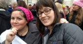 My best friend Cherie and I at the Women's March on Washington.