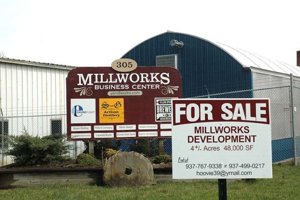 MillWorks is up for sale. The 48,000 square-foot, four-acre business and industrial complex currently houses eight tenants, including several thriving local businesses. Longtime owners Rod and Ellen Hoover, Sandra Love and Sam Young are ready to sell after 25 years. (Photo by Audrey Hackett)