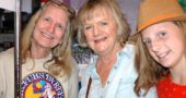 Word that Mr. Fub's Party is closing with the retirement of owner Priscilla Moore, left, brought longtime patron Donna McGovern into the shop with her granddaughter, Kennedy, this past weekend.