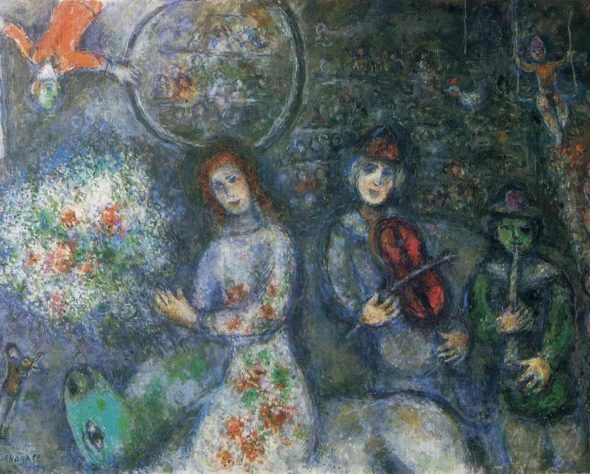 Marc Chagall, "Musicians," 1979 (Via Wikiart)