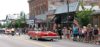 Nerak Roth Patterson parades his red convertible through downtown at 2018's Fourth of July parade (Photo by Diane Chiddister)
