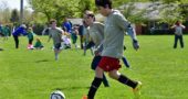 Yellow Springs Rec Soccer players include, from left: Oskar Dennis, Kiernan Anderson and Lucas Price (Photos by Kathleen Galarza)