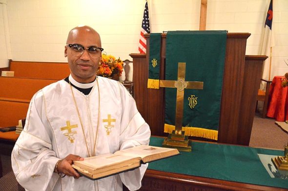 Reverend Morné Meyer, hailing from South Africa, has been appointed pastor of Central Chapel AME Church in Yellow Springs. (Photo by Audrey Hackett)