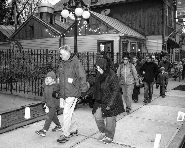 Light walk: a one-time village tradition is revived