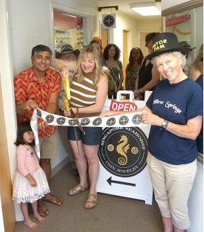Singapore Seahorse Coin Jewelry is now open for business at 100 Corry St. (Photo by Reilly Dixon)