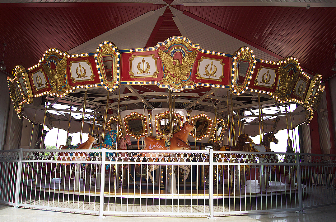Go round on Young's Dairy's new carousel • The Yellow Springs News