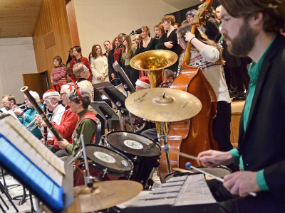 Community Band and school choirs 2024 Holiday Concert